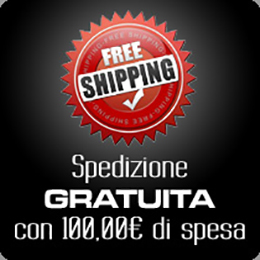 spedizione gratis con 100,00 € di spesa